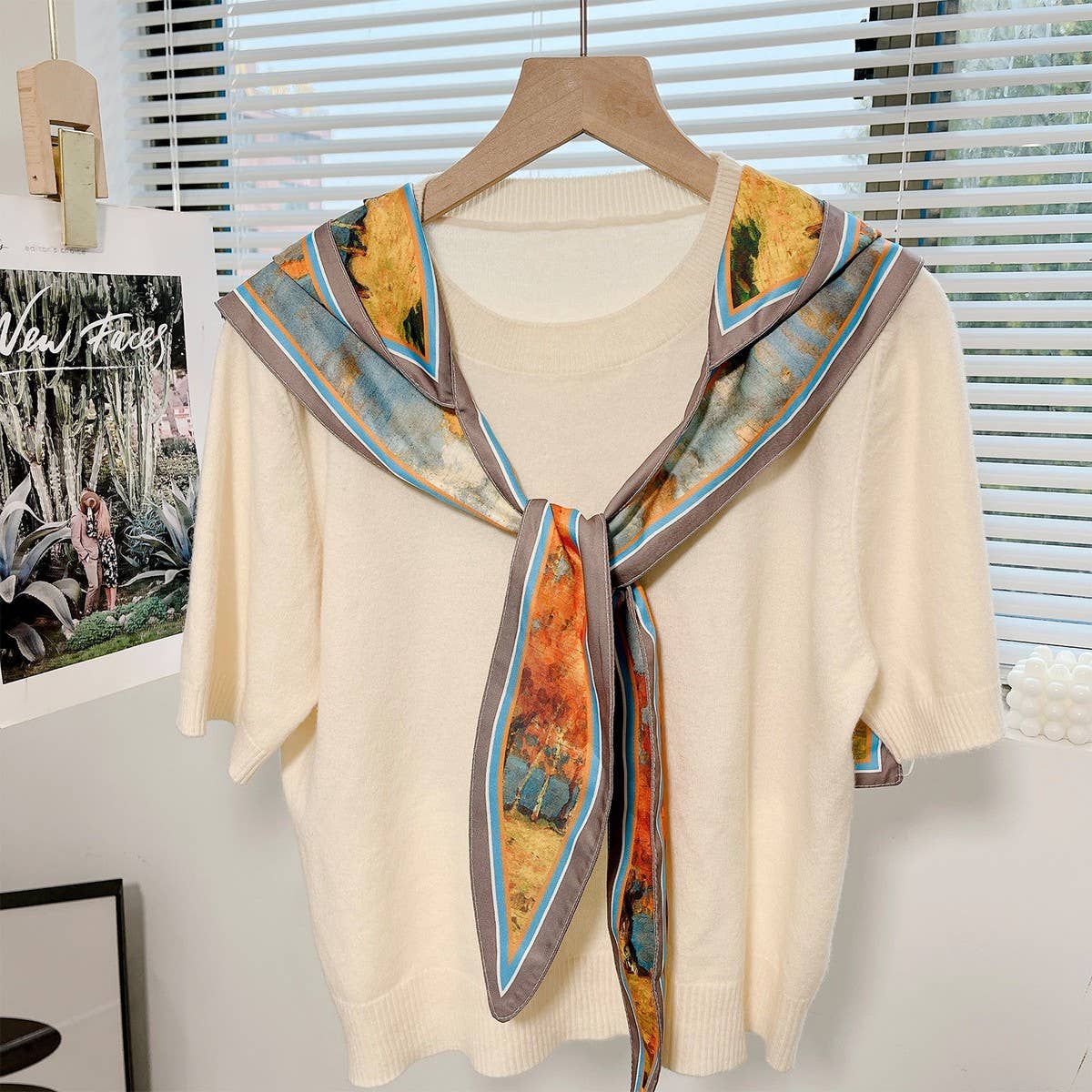 CWASC03121_HOODED SUN PROTECTION SHAWL SCARF FOR WOMEN