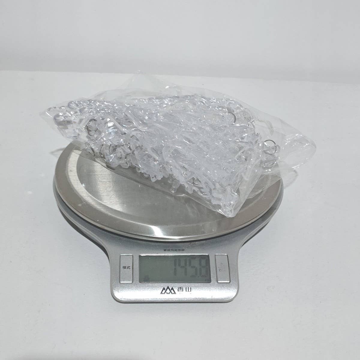 CWMM10177_18PCS ACRYLIC SNOWFLAKE ICICLE REINDEER ORNAMENTS