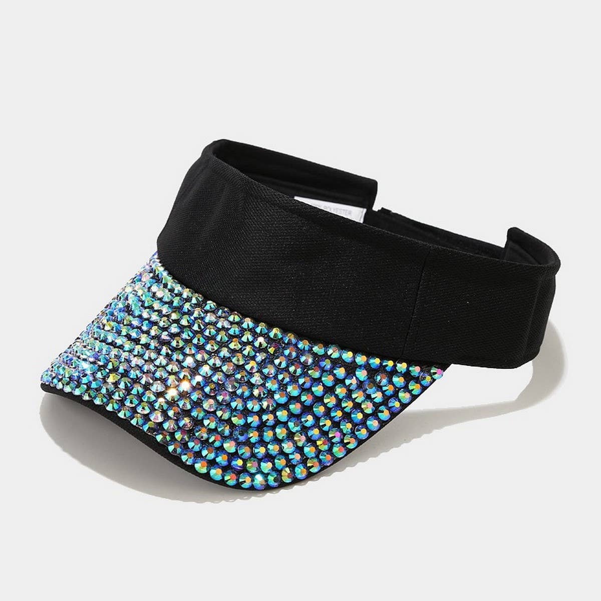 Rhinestone Visor Hat-Trendy Sunshade Baseball Cap_CWAH3291