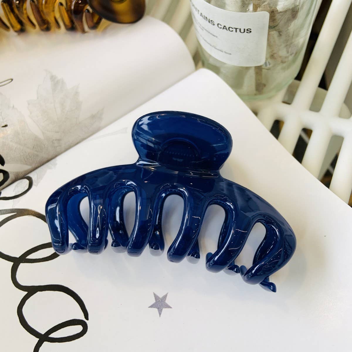 CWAHA1514_EXQUISITE SIMPLE LARGE HAIR CLAW CLIP