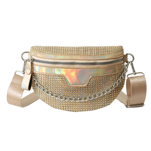Single-shoulder crossbody casual waist bag