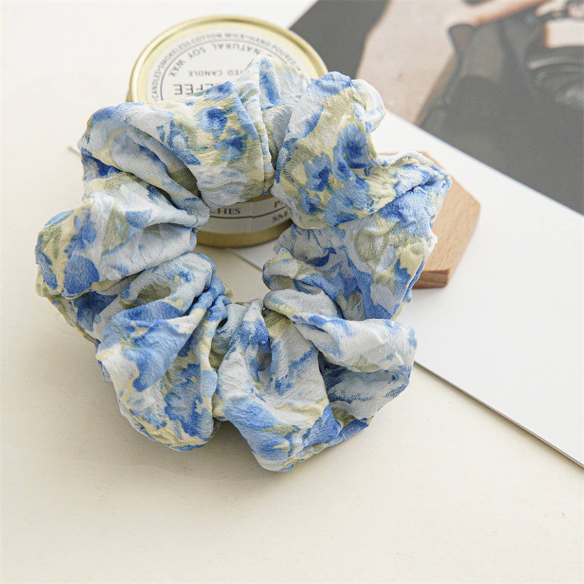 RETRO GRADIENT COLOR INTESTINE HAIR TIE_CWAHA2443