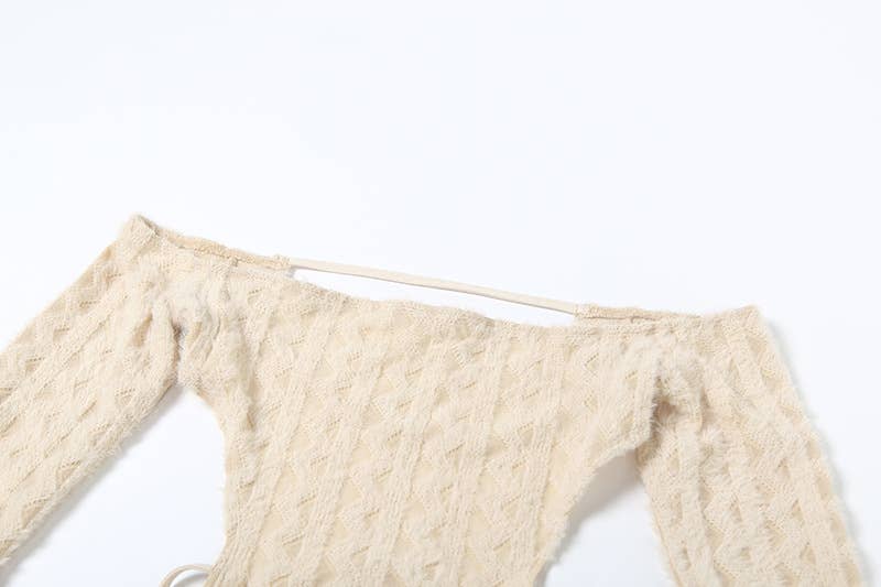 One-shoulder,backpack-butt exposed dress