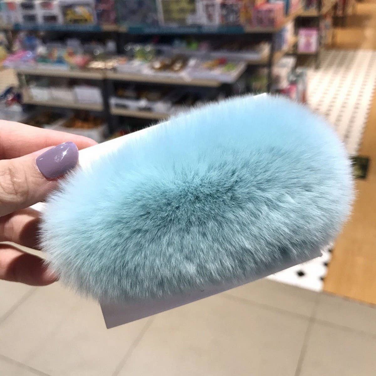 Furry Mink Hair Clip ? Cute Fluffy BB Barrette