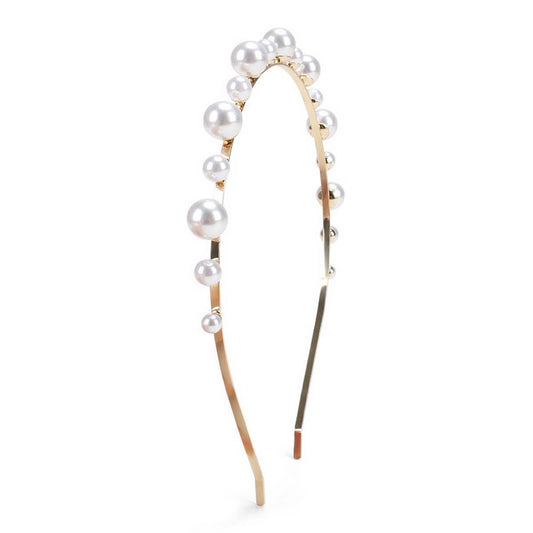 ALLOY PEARL HEADBAND HEADBAND CUTE HAIRPIN_CWAHA4386