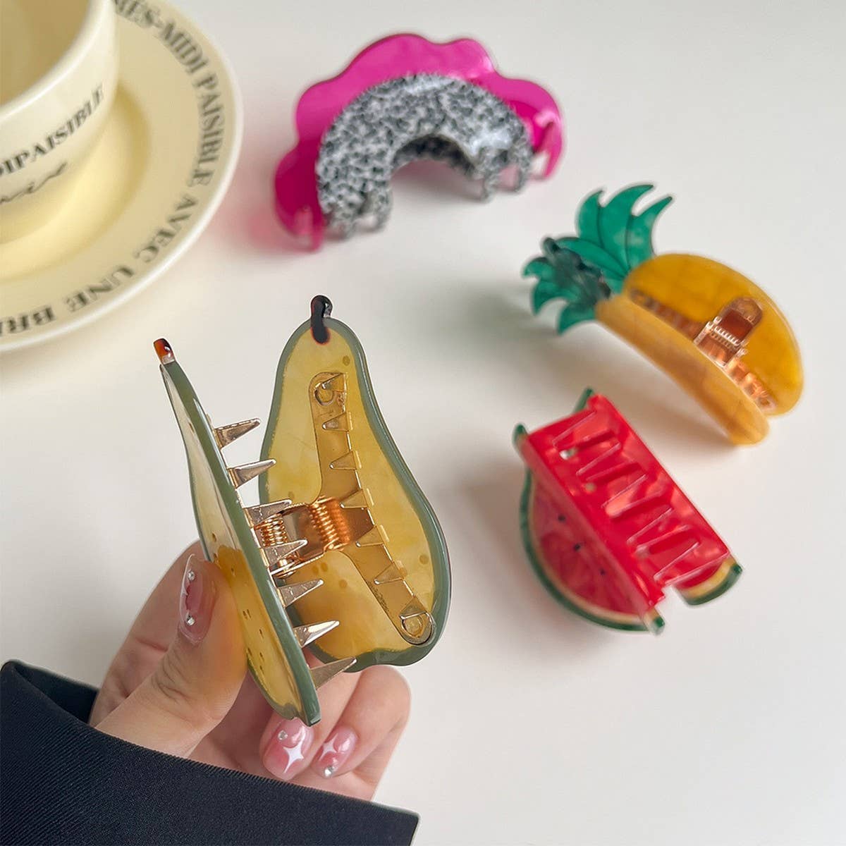 Fruit Acetate Hair Claw Clip for Women - Summer£ßCWAHA5788