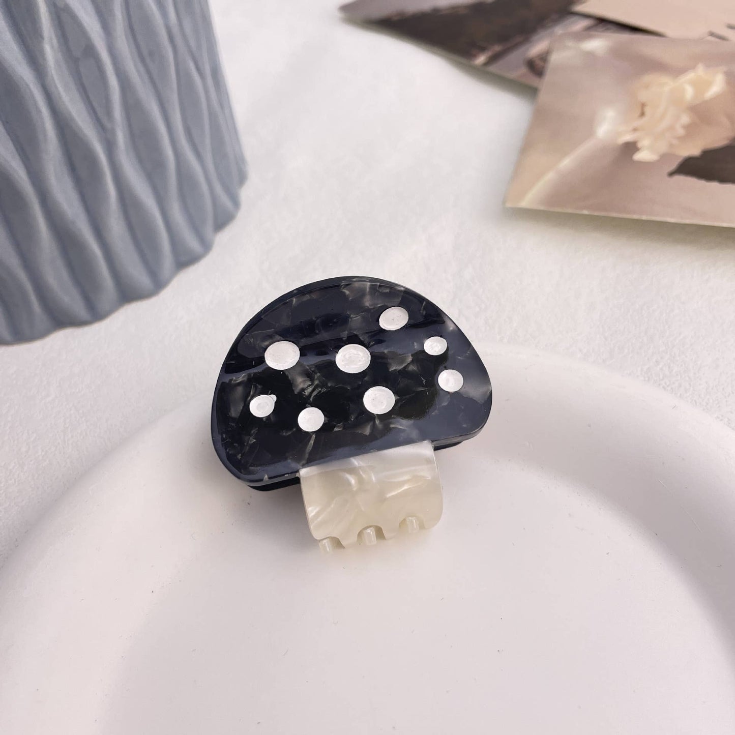 Cute Red Mushroom Hair Claw Clip, Acetate Style_CWAHA0565