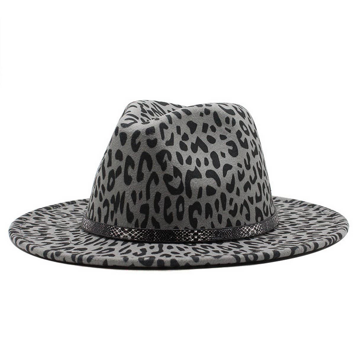FASHIONABLE LEOPARD PATTERN FAUX WOOL HAT_CWAH2548