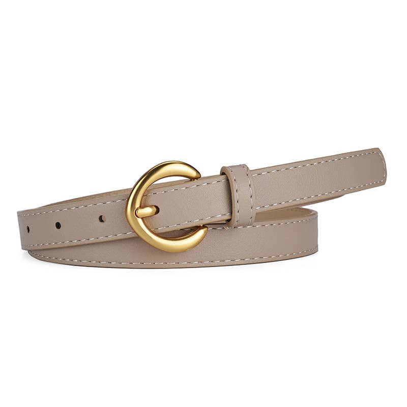 Alloy buckle belt everything simple fashion trend belt