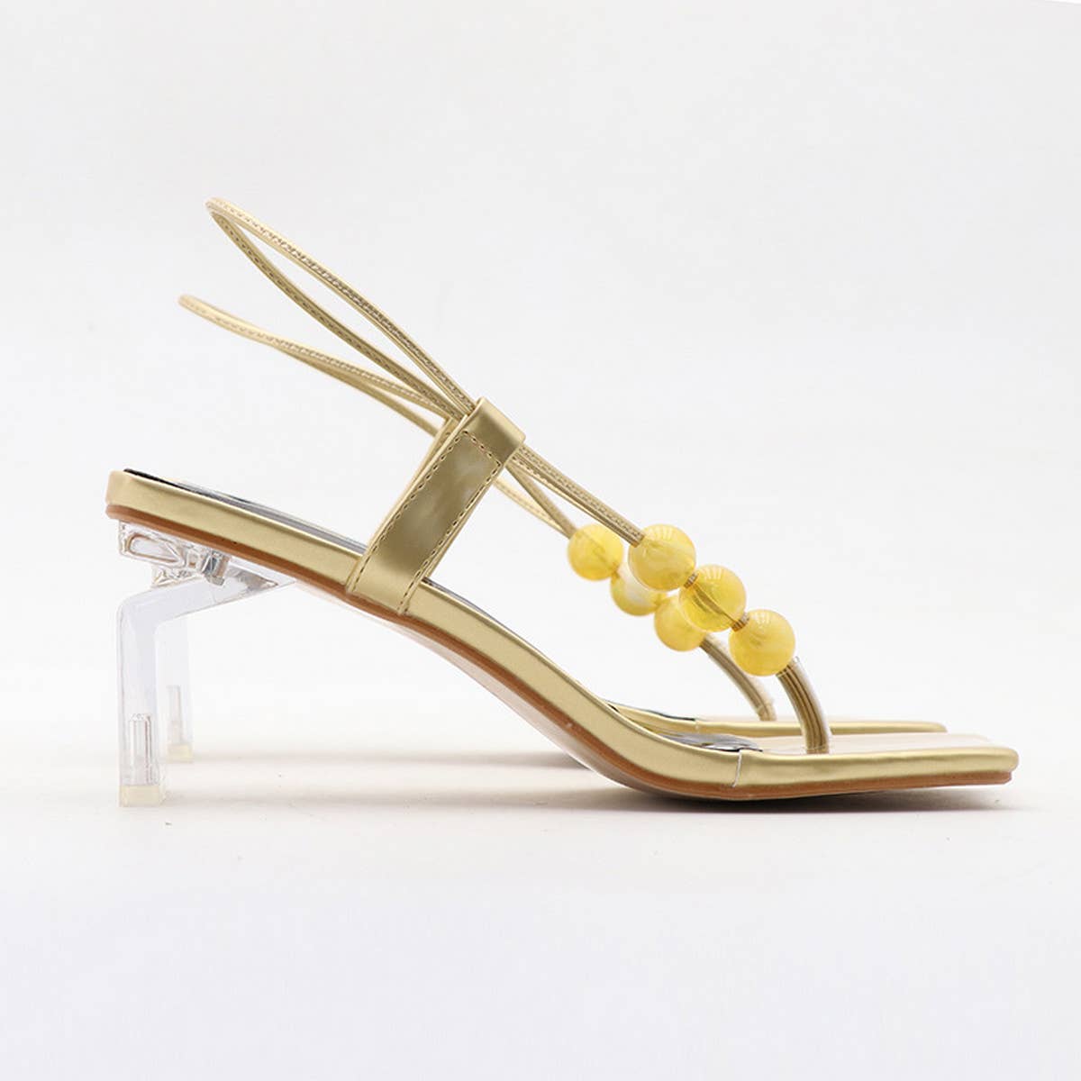 2024 NEW ROUND WATER DROP SQUARE TOE HIGH HEELS_CWSHS0603