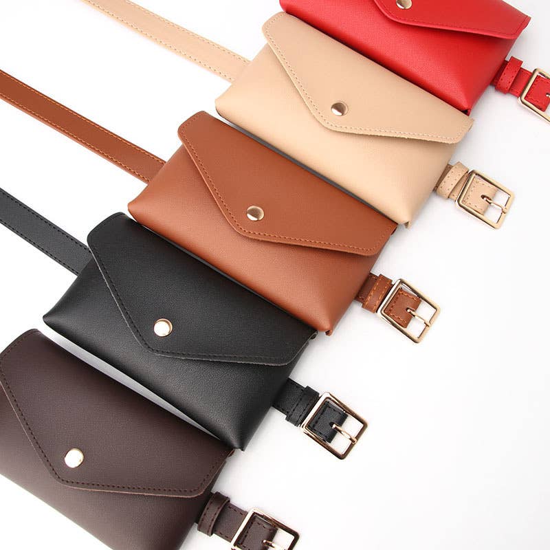 Versatile trendy fashionable belt mini waist bag