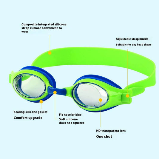 Children¡¯s PC Swim Goggles, Anti-Fog & Waterproof