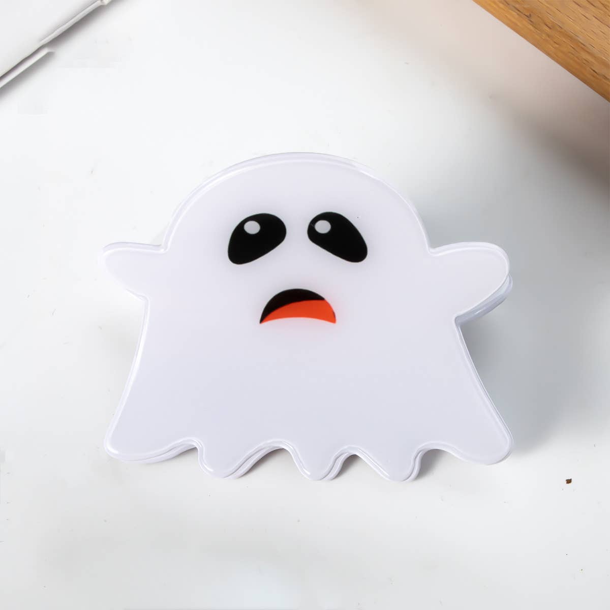 Halloween Ghost Hair Claw, Back Bun Spooky Clip_CWAHA1456