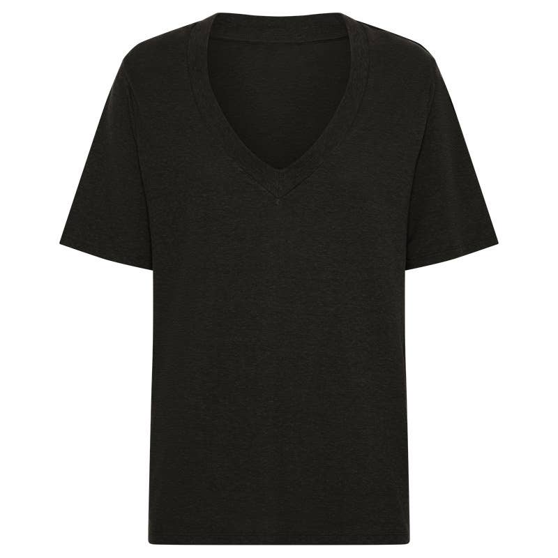 KNITTED LINEN BAMBOO PULLOVER BLOUSE