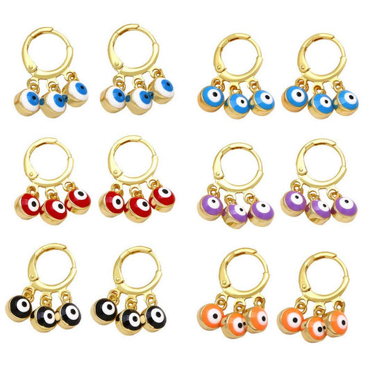 RETRO COLORFUL OIL DROP DEVIL'S EYE EARRINGS_CWAJE1021