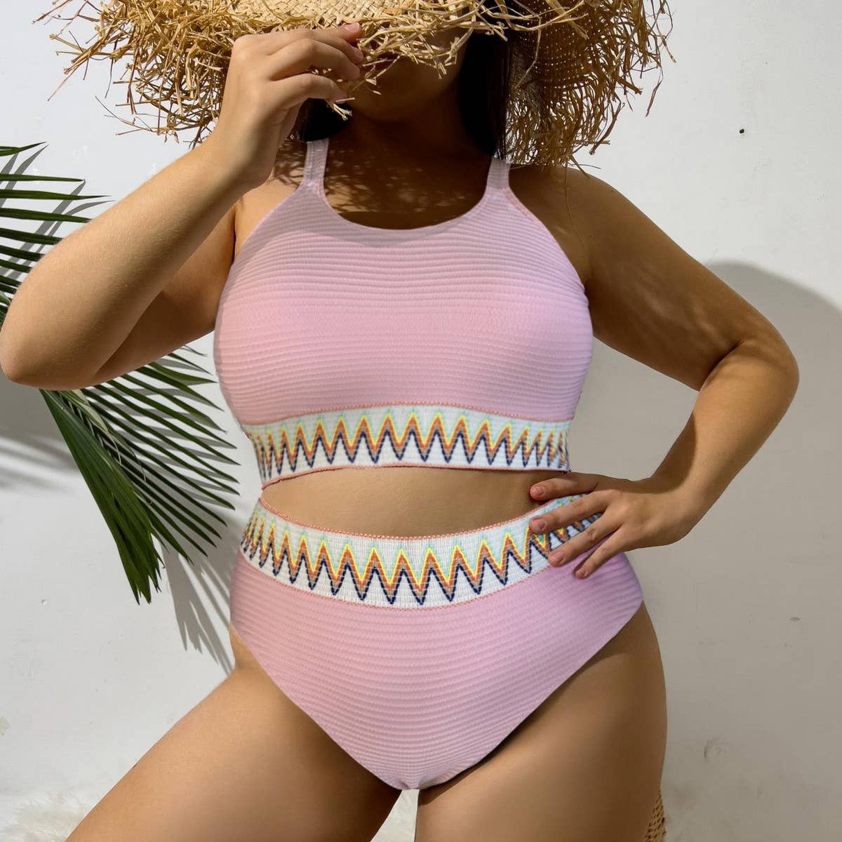 Sexy High-Waist Bikini - Plus Size Swimwear