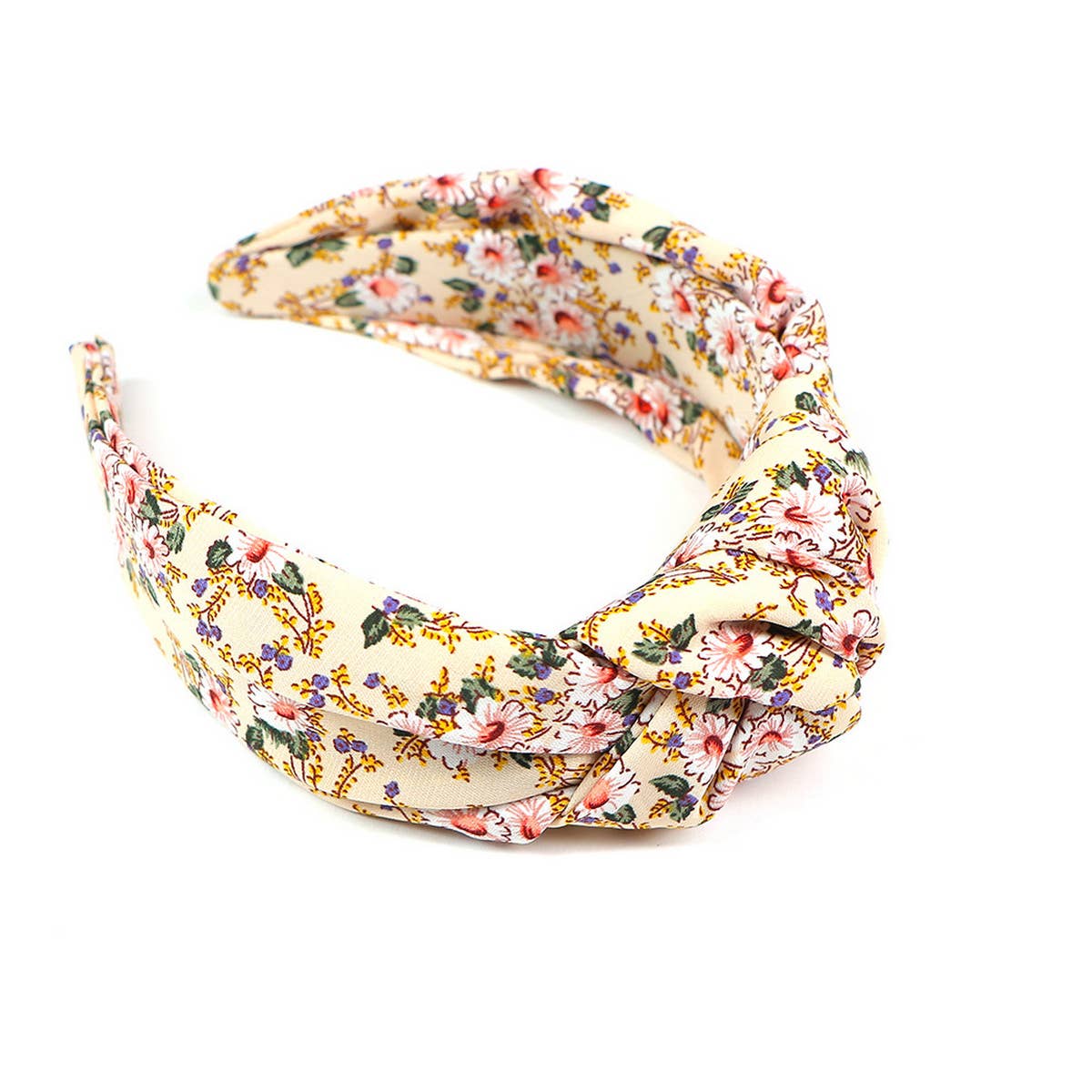 FLORAL KNOTTED WIDE-BRIMMED HEADBAND_CWAHA0979