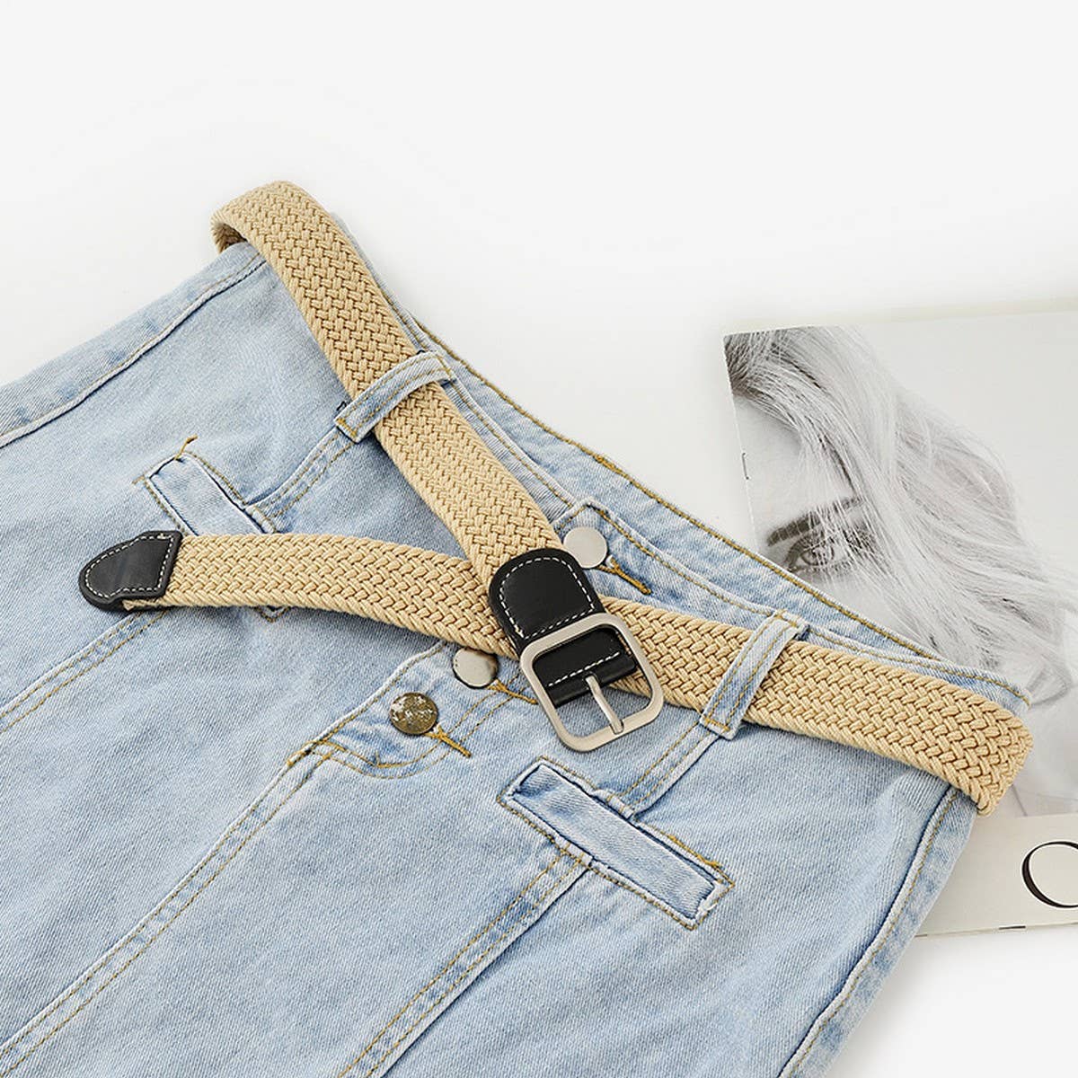 NEW AUTUMN CANVAS WOVEN CASUAL BELT_CWABE0607