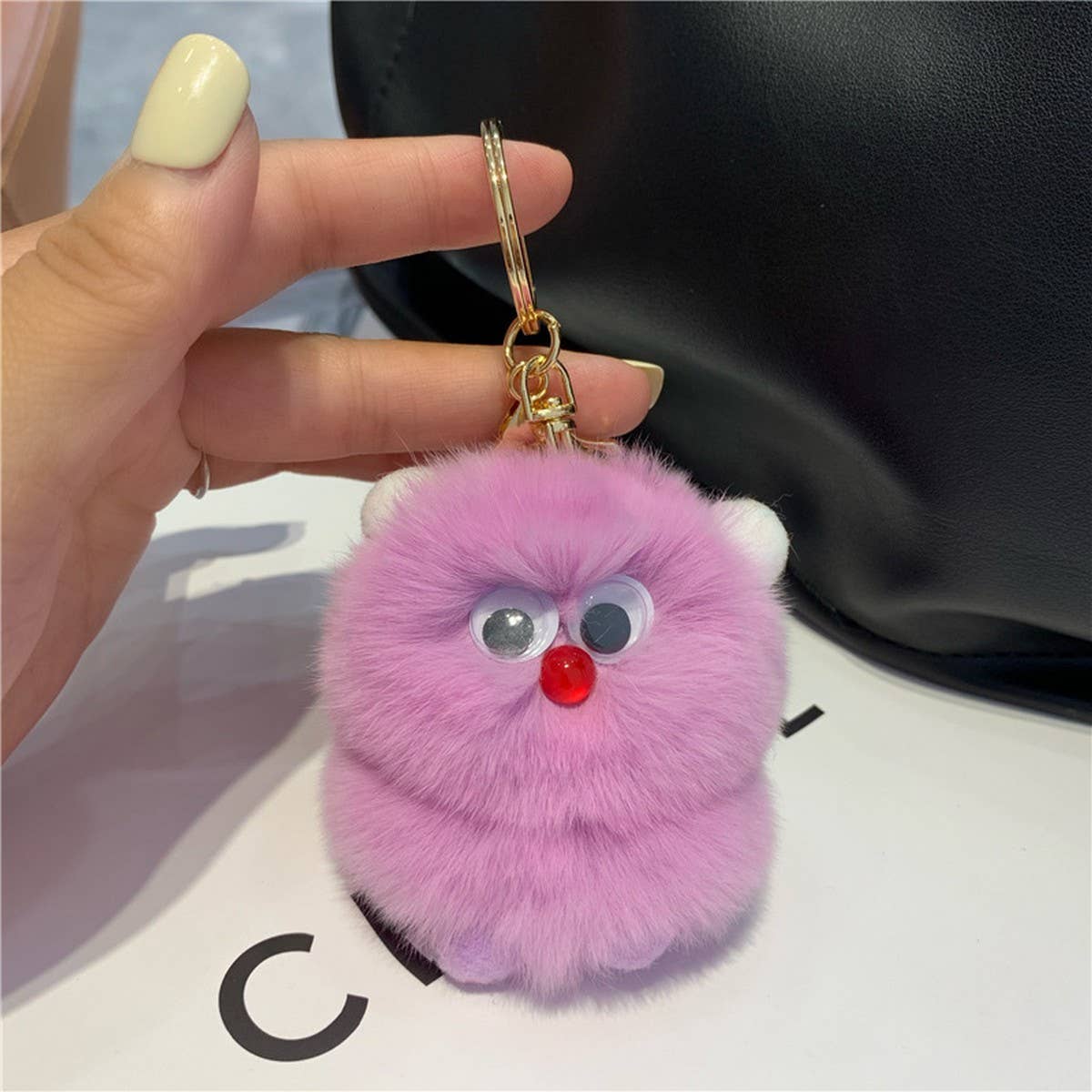 LITTLE MONSTER CAR KEYCHAIN PENDANT ACCESSORIES