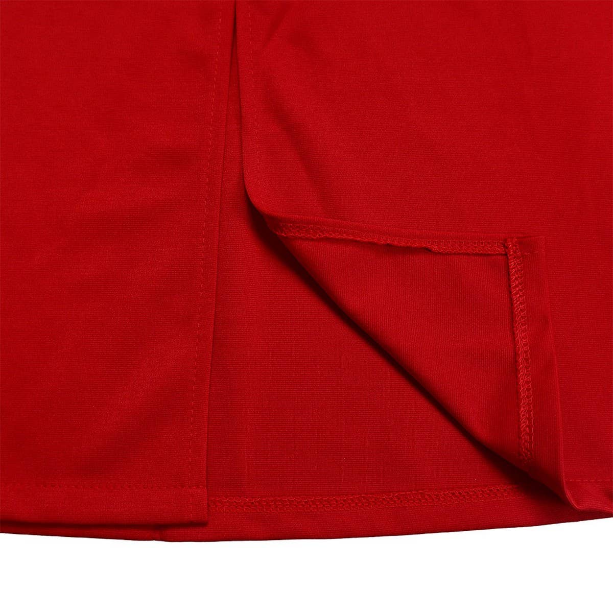 FASHION LONG SLEEVE OBLIQUE NECKSTRETCH KNIT DRESS_CWDMD3675