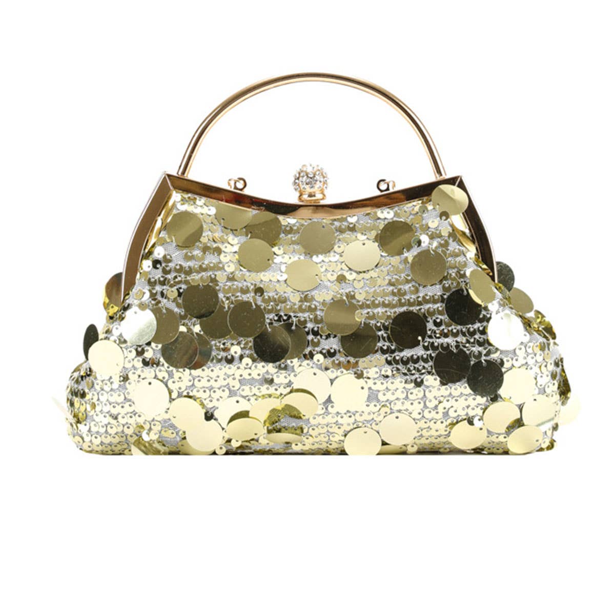 Fashionable candy-colored chain dinner bag