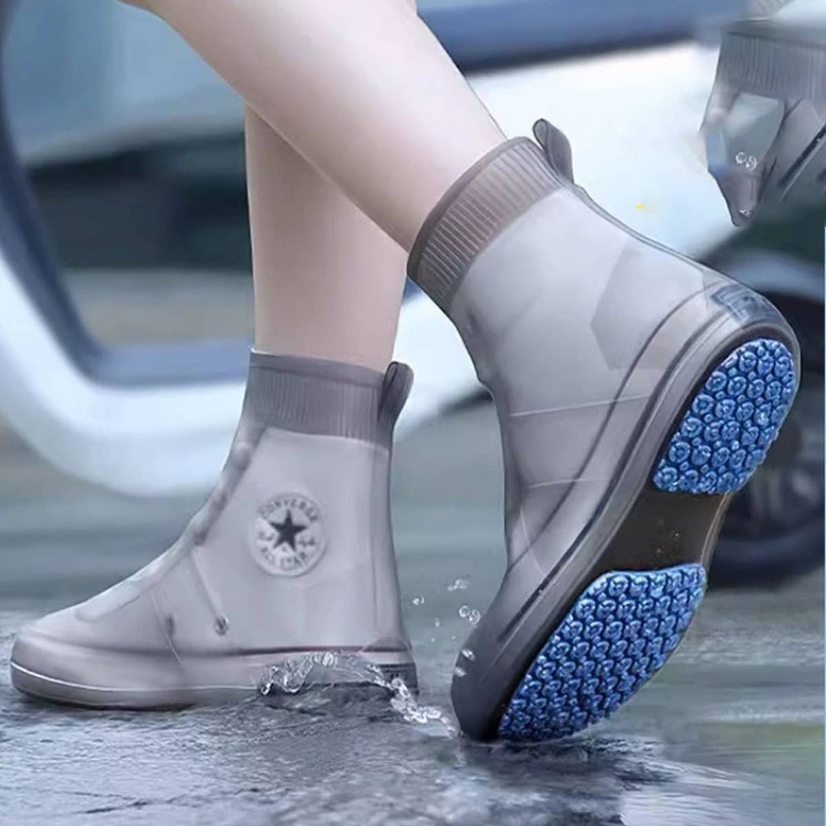 CWMM8436_THICK WEAR-RESISTANT RAIN BOOTS RAINPROOF SHOES