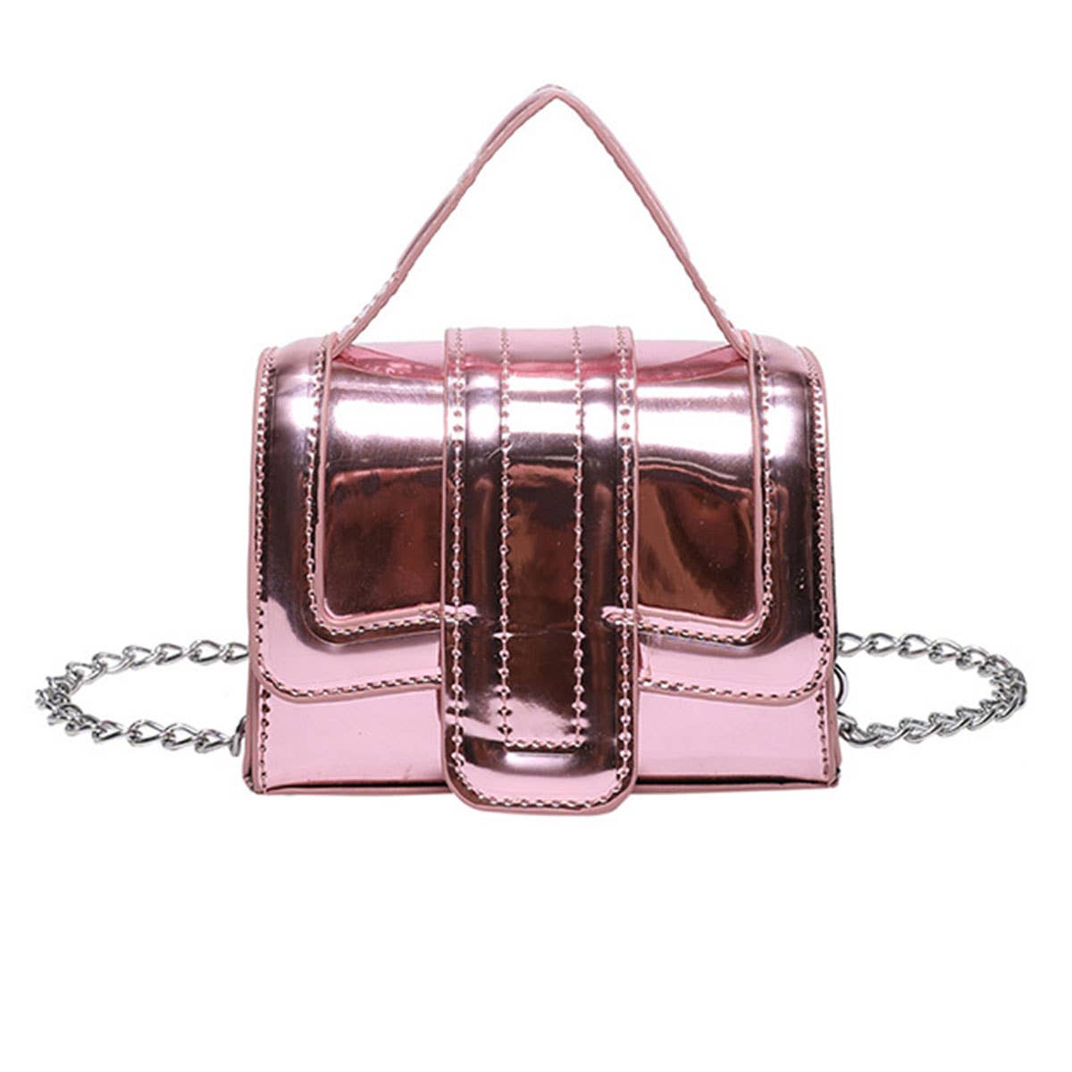 Candy-colored portable mini crossbody bag