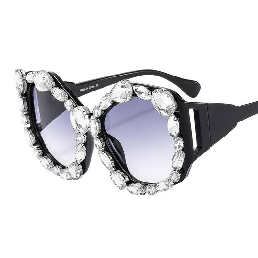 LARGE FRAME POLYGONAL HIGH-TECH SUNGLASSES