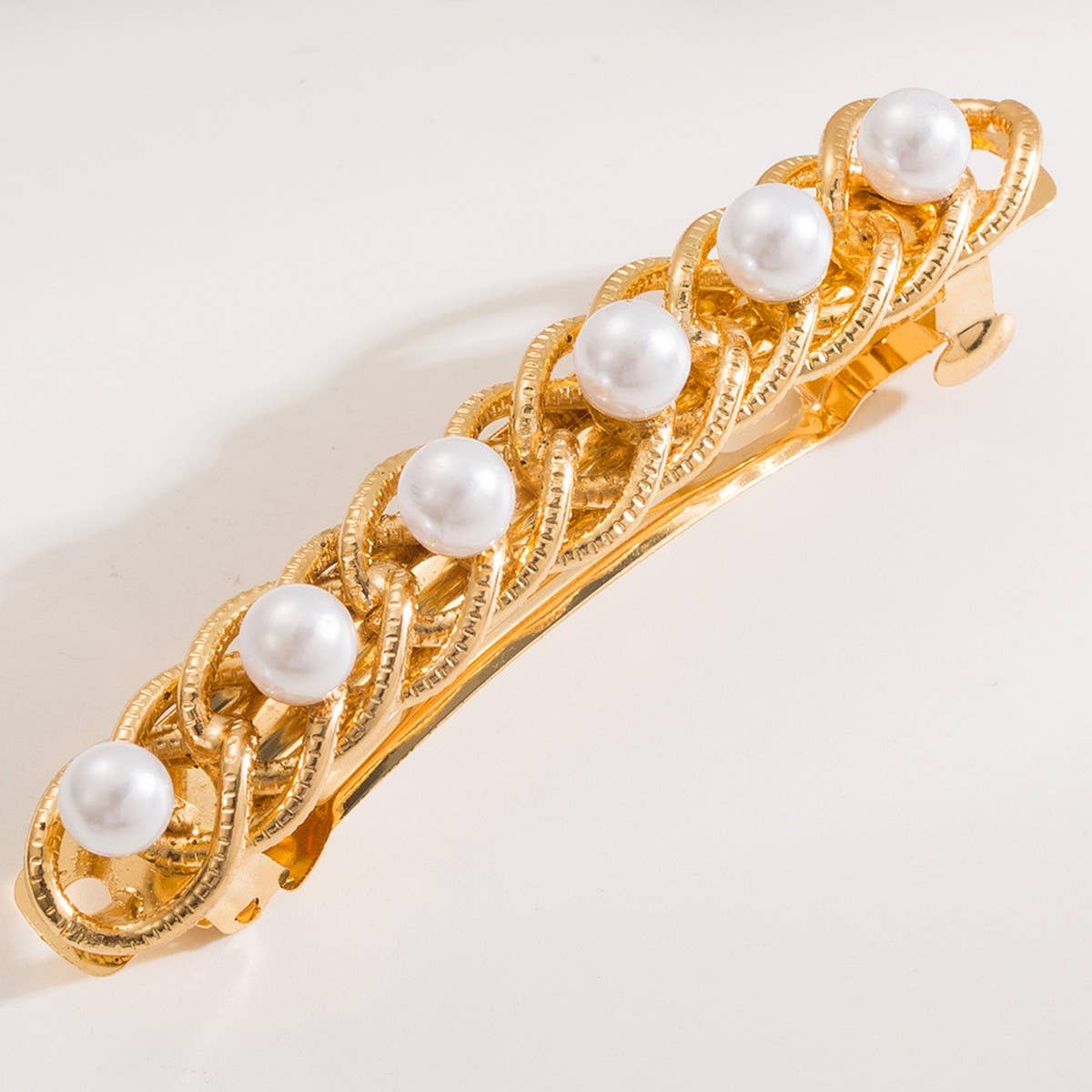 Pearl Bow Spring Hair Clip ??Sweet & Elegant_CWAHA6175