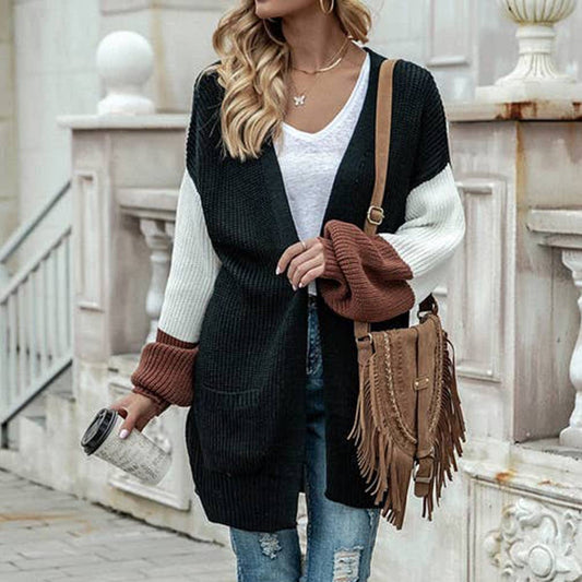 Patchwork Stylish Personality Sweater