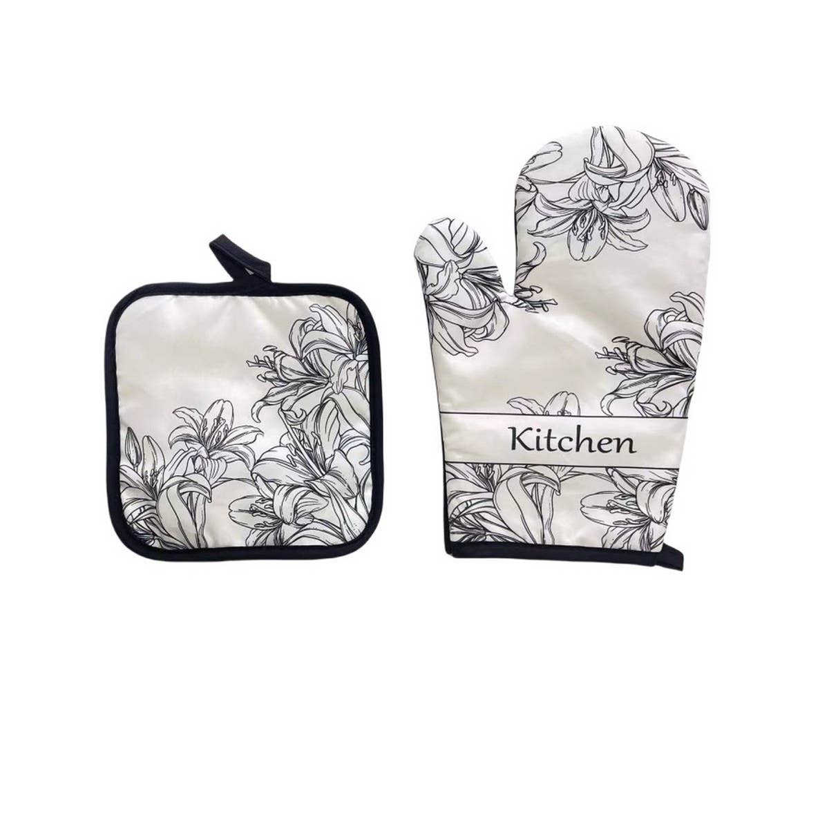 SUNFLOWER PRINT ANTI-SCALDING 2-PIECE SET