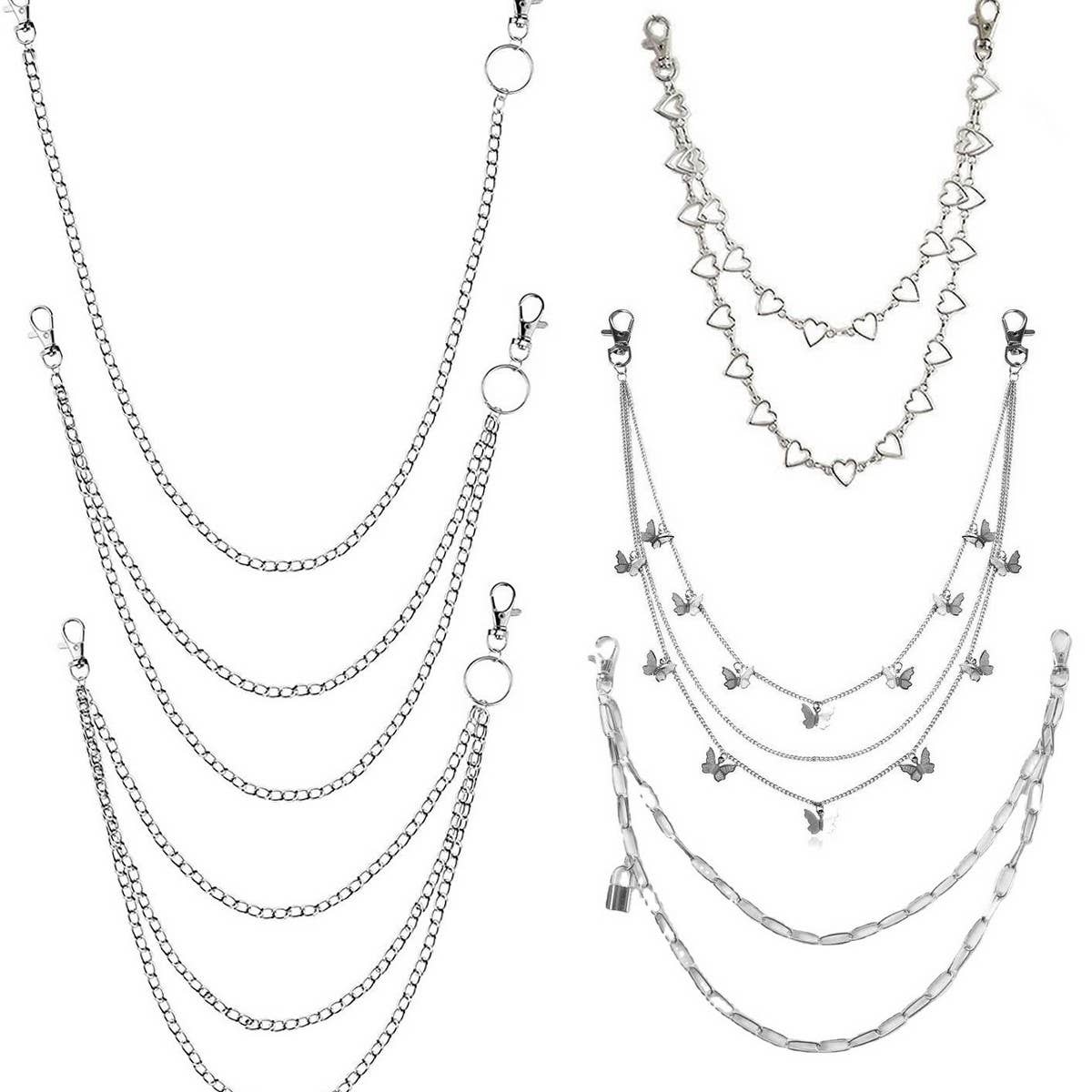 PUNK STYLE PERSONALITY HIP HOP PANTS CHAINS_CWMM0643