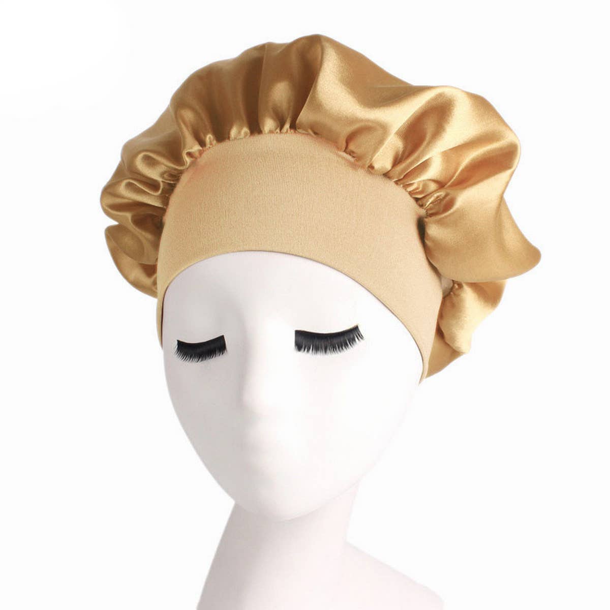NEW WIDE-BRIMMED NIGHTCAP WITH HEADBAND_CWAH1486