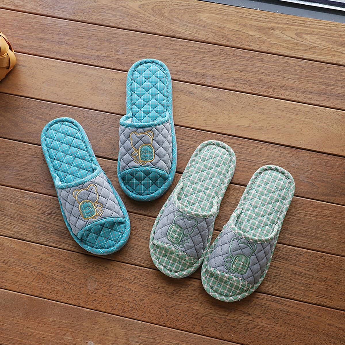 Cartoon Backpack Couple Slippers with Grip Sole_CWSHF0205