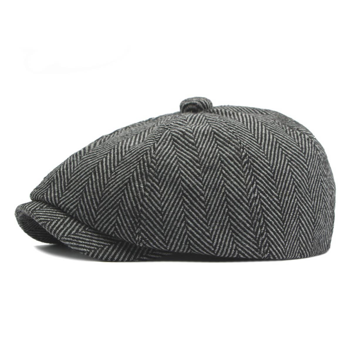 STRIPED ARTISTIC YOUTH RETRO FLAT CAP_CWAH1909