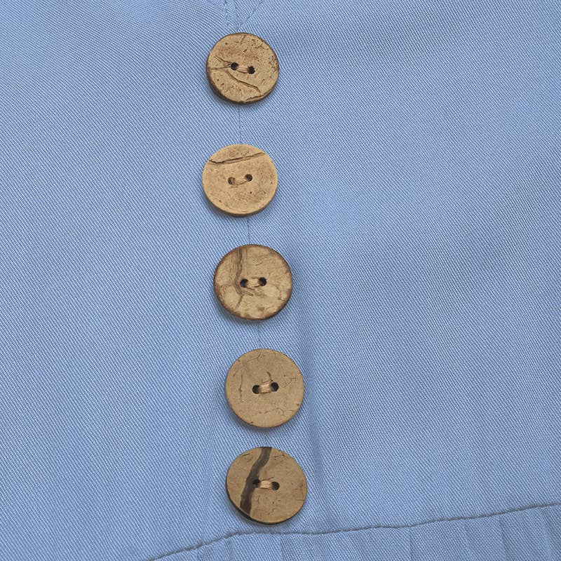 Loose casual chicken heart collar A-line dress