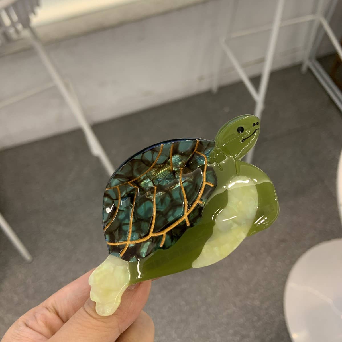 Ocean Series Turtle Hair Claw - Cute Shell Clip_CWASC1589