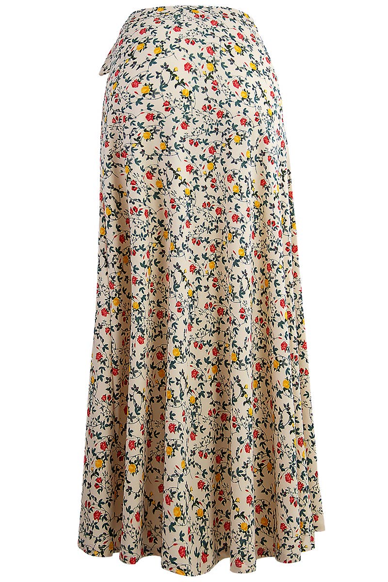 CWBLS117-P_High Waisted Maxi Wrap Skirts with Slit