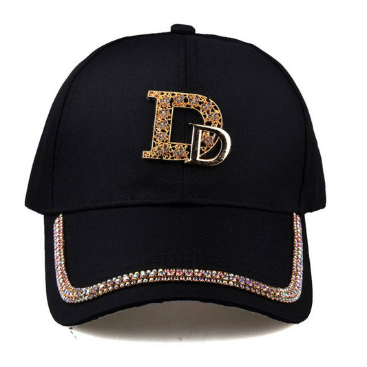 Summer Rhinestone Letter Baseball Cap_CWAH1002
