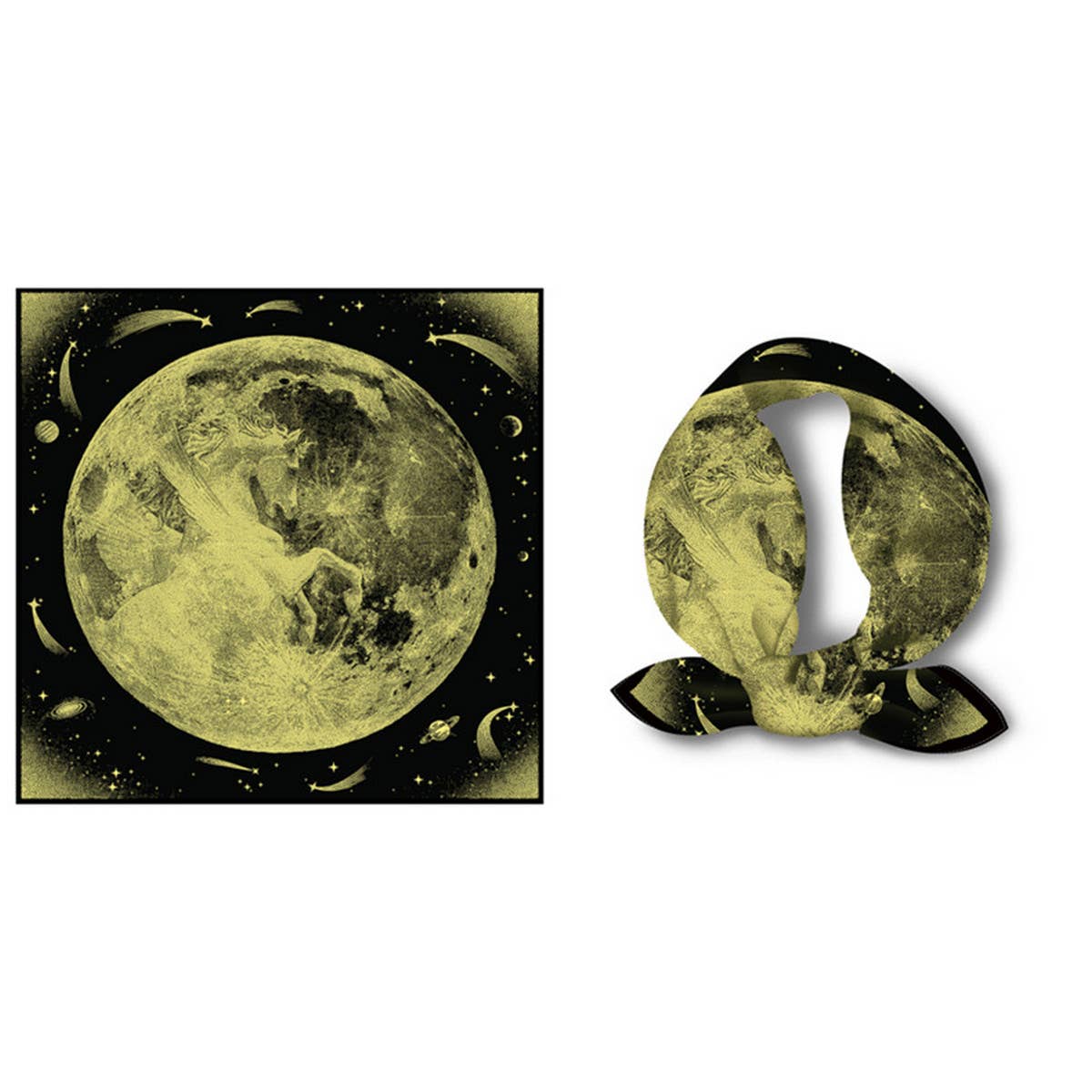 Travel Scarf - Versatile Starry Sky Printed Shawl