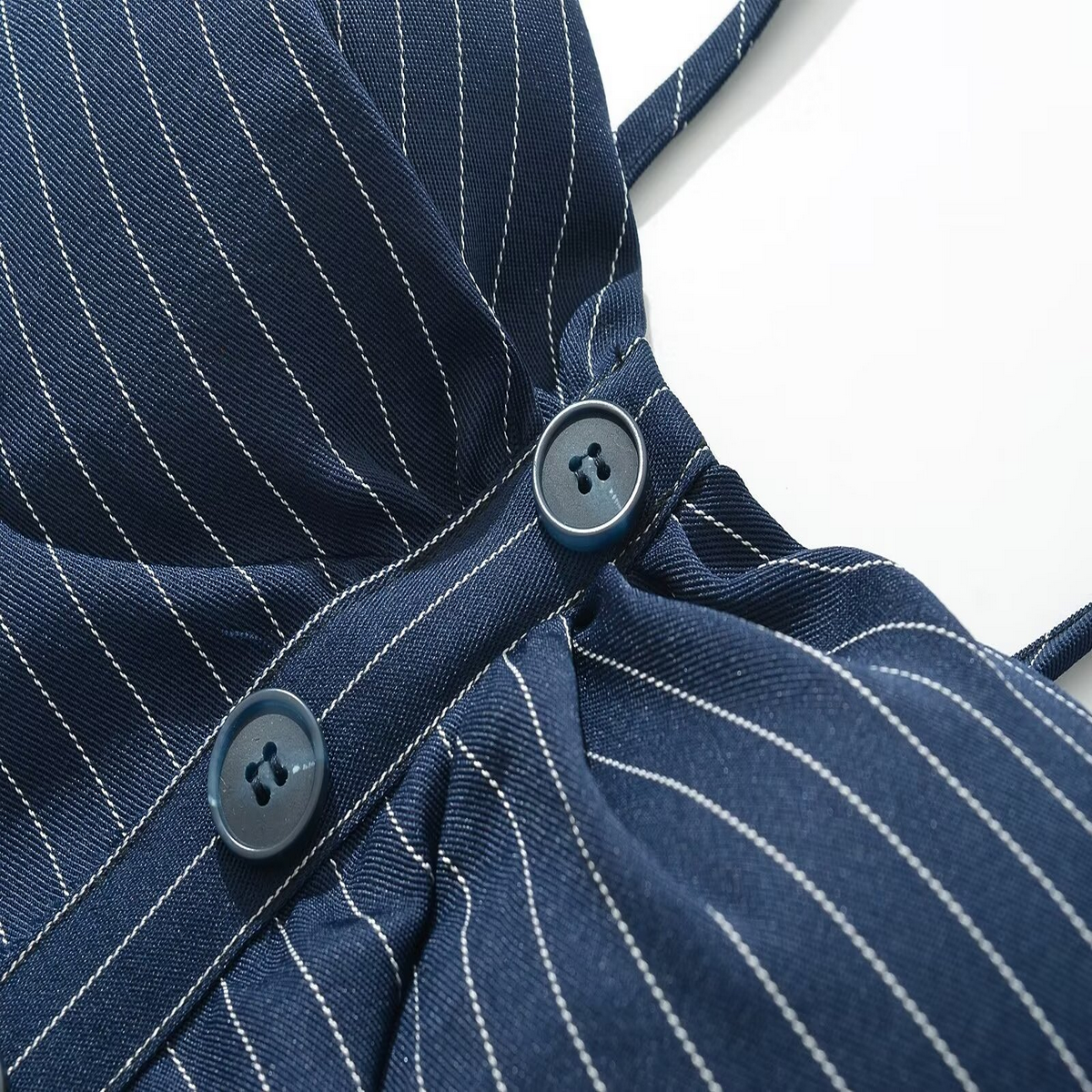 French Style Striped Cami Dress - Summer Chic