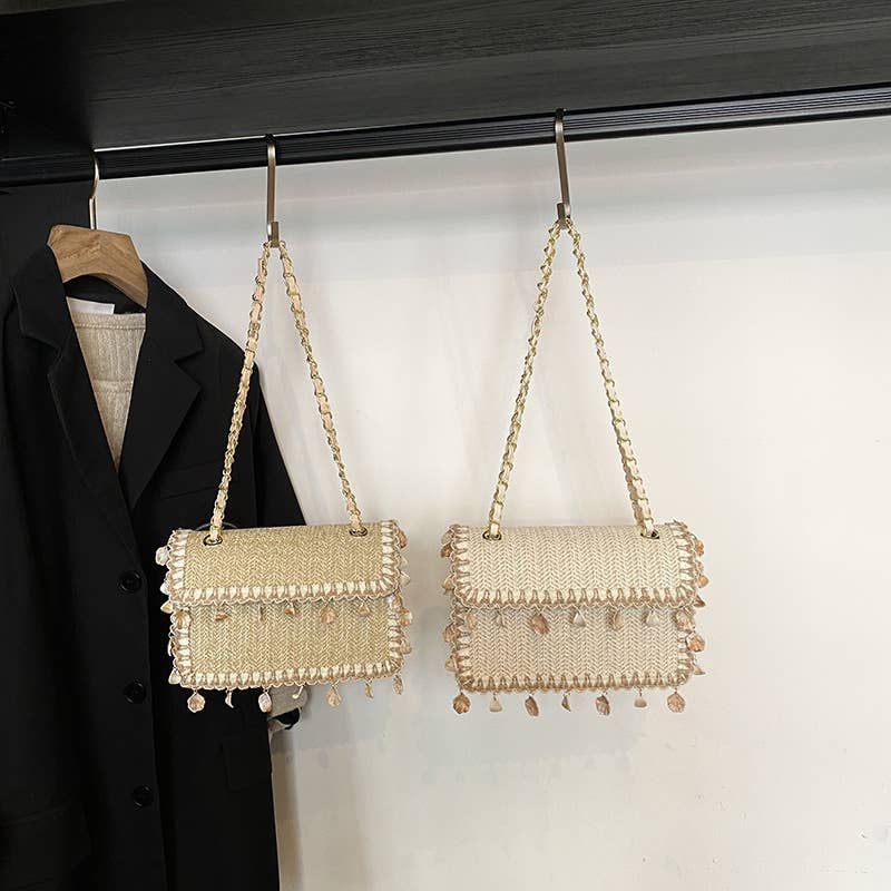 Ethnic-style artistic woven crossbody bag