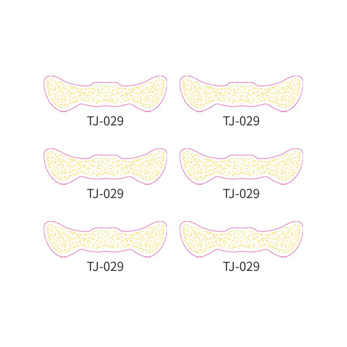 Metallic Freckle Face Tattoo Stickers Gold Silver