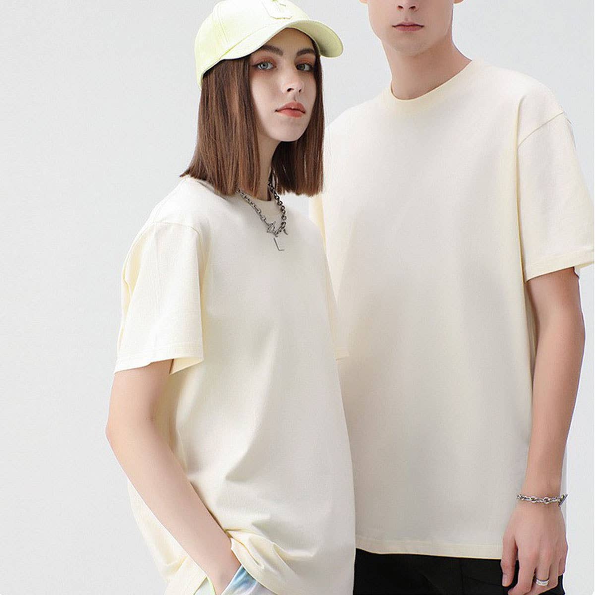 230g Heavyweight Combed Cotton T-Shirt ??Blank & Oversized