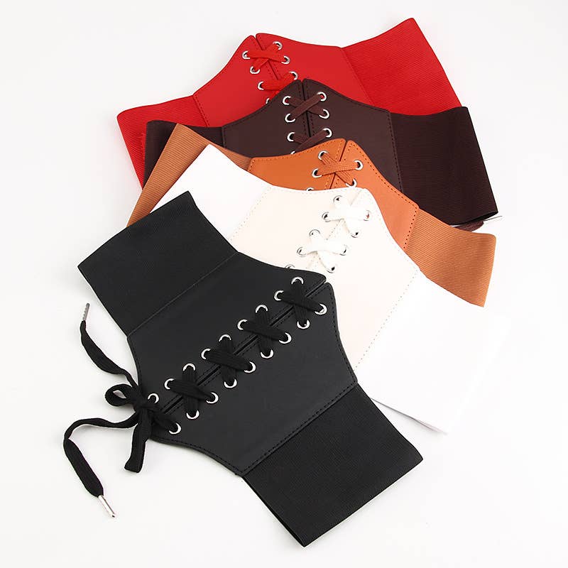 Retro court women's slimming wide-waist cover