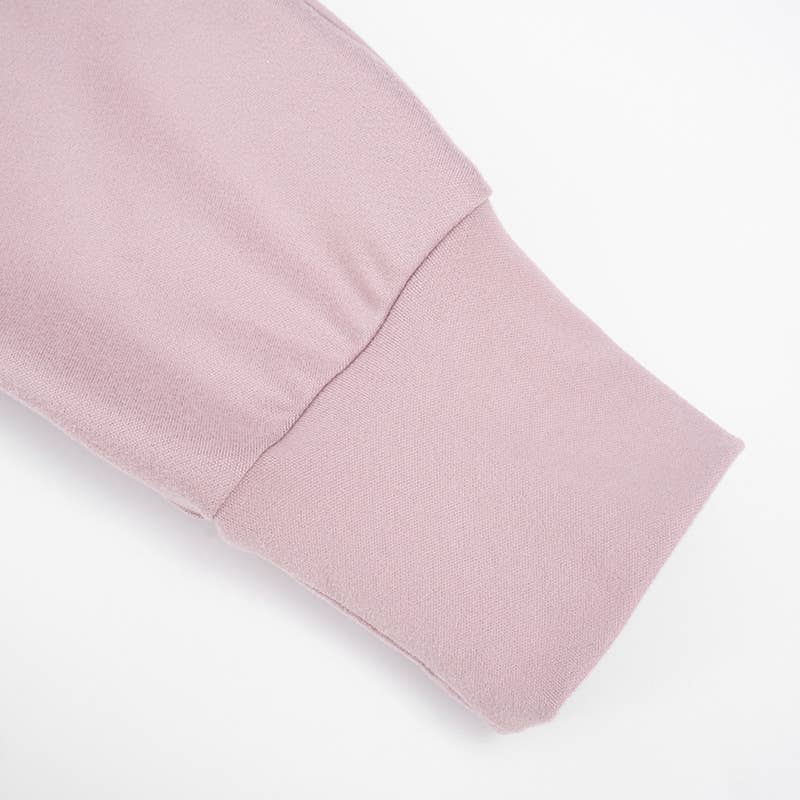 V-neck fitted cardigan lace-up wide-leg pant set