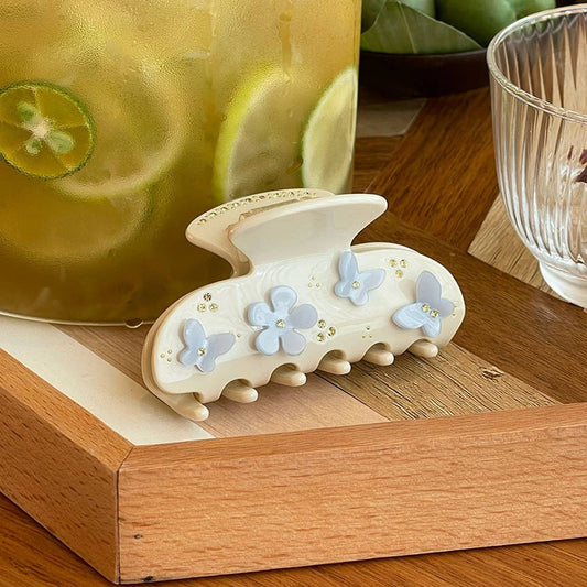 SMALL FRESH BUTTERFLY FLOWER HAIRPIN_CWAHA2370