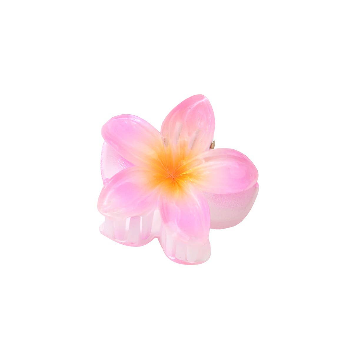 Candy Color Plumeria Hair Claw, Sweet Floral Clip_CWMM4985