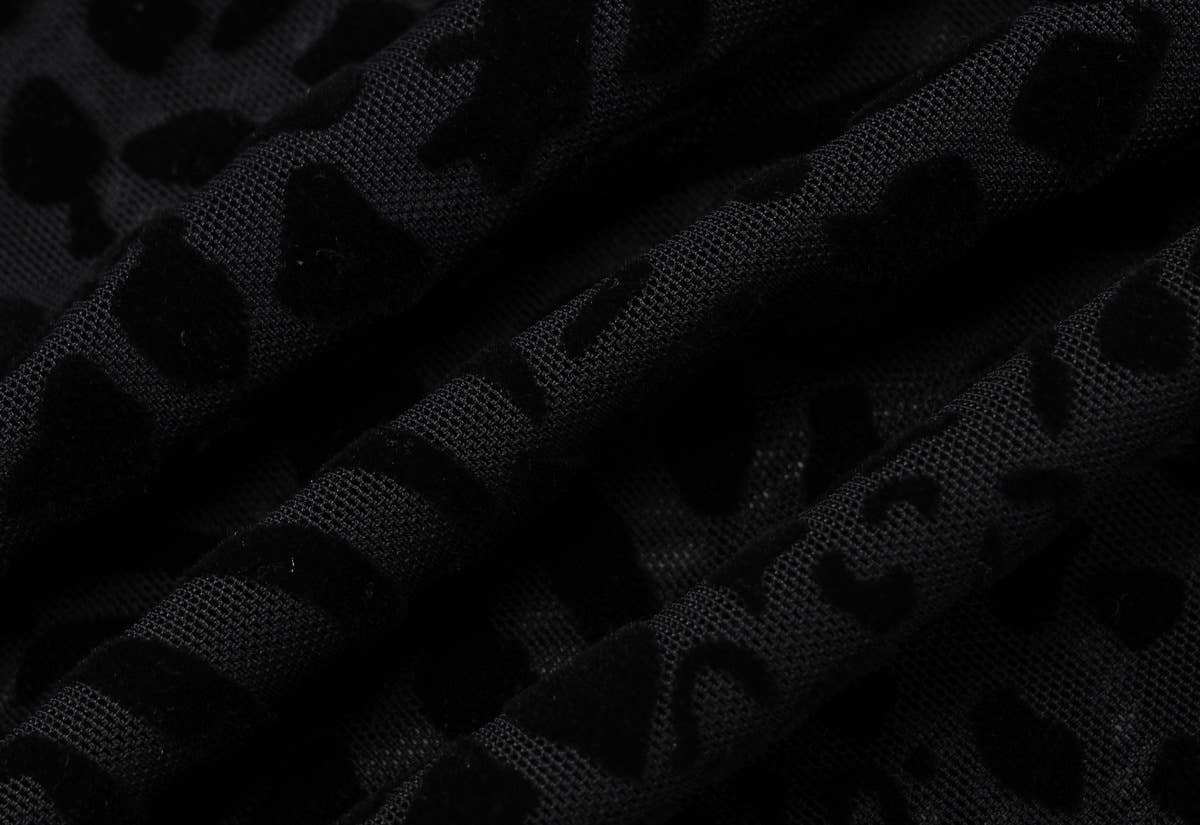 One-shoulder lace see-through body-hugging dress