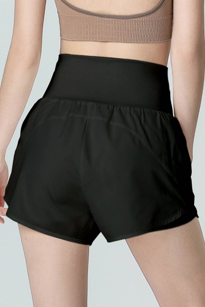 CWBSP0464_BREATHABLE ANTI-EXPOSURE LOOSE YOGA SHORTS